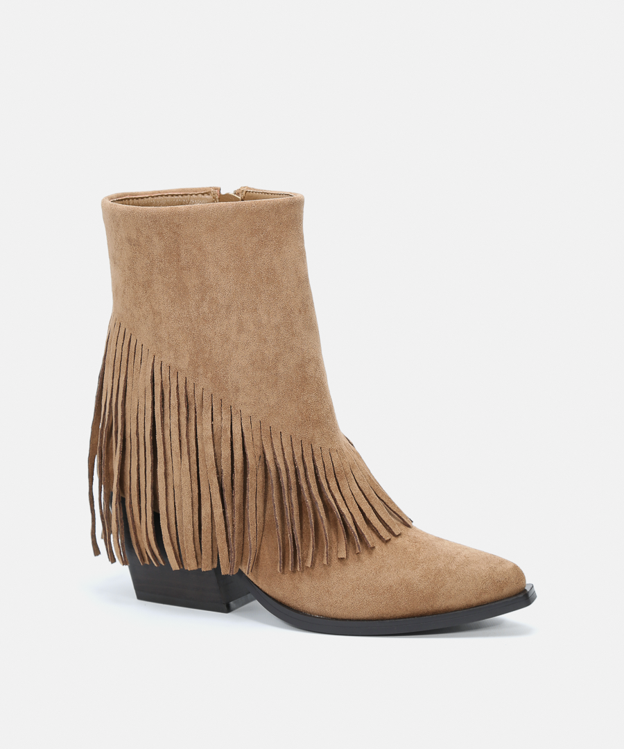 Botins cowboy franjas image number null